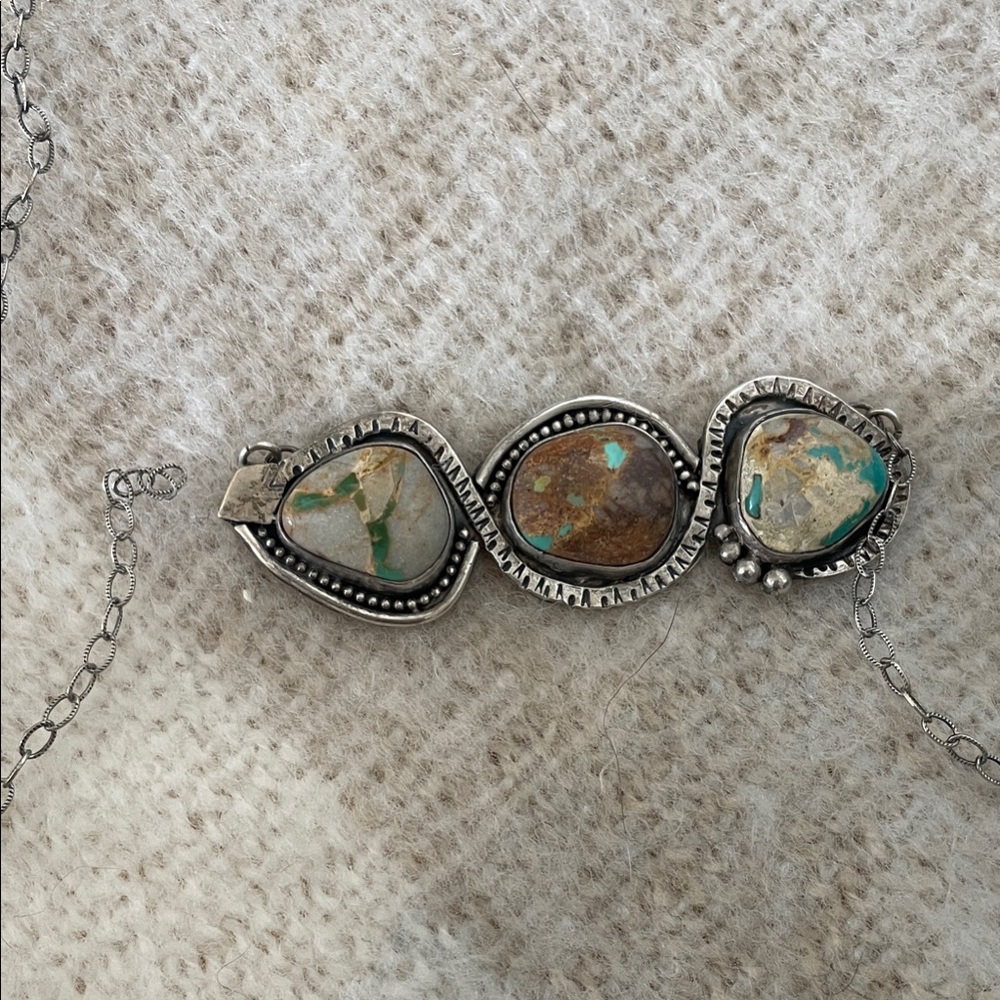 Sterling Silver and Turquoise Pendant